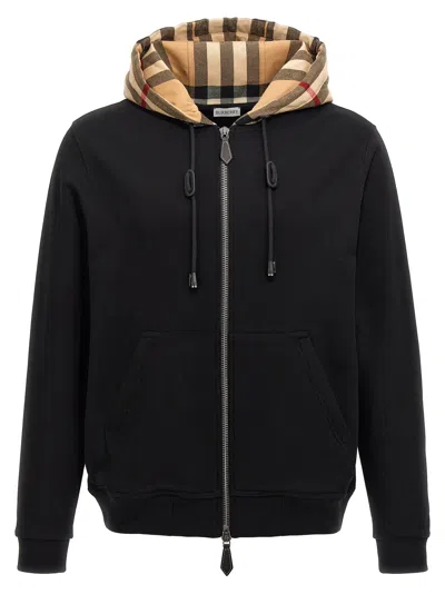 Burberry Samuel Sweatshirt Black In Multi