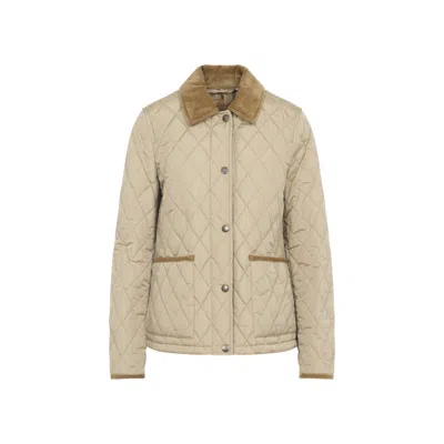 BURBERRY SAND BEIGE QUILTED JACKET