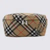 Burberry Technical Fabric Belt Bag In Sand
