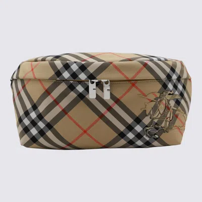 Burberry Vintage Check Belt Bag In Beige