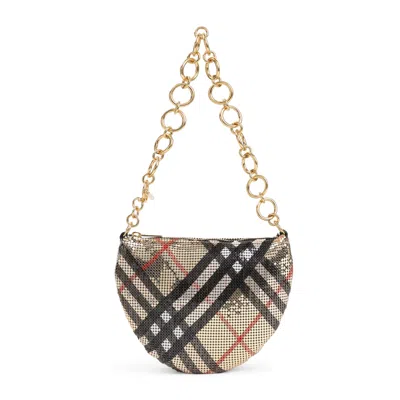 Burberry Sand Chainmail Pouch In Multi