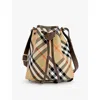 Burberry Women's Check Bucket Bag In Sand