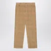 Burberry Sand-coloured Check Corduroy Trousers