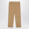 Burberry Sand-coloured Check Corduroy Trousers