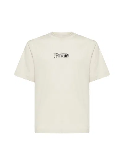 Burberry Sand Cotton T-shirt In Tundra