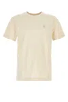 Burberry Cotton Crew Neck T-shirt In Tundra