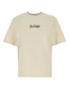 Burberry Crew Neck Cotton T-shirt In Tundra