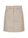 Burberry Equestrian Knight Denim Skirt