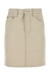 Burberry Equestrian Knight Denim Skirt