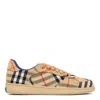 Burberry Sand Ip Check Polyester Sneakers In Neutral