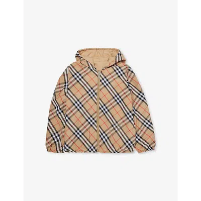 Burberry Kid Girl Puffer In Multi