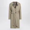 Burberry Sand Reversible Wool Coat In Brown