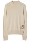 Burberry Checkered Design Wool Jumper For Women