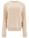 Burberry Wool Crew Neck Sweater Knitwear Beige