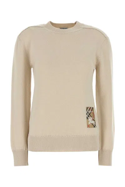 BURBERRY SAND WOOL SWEATER