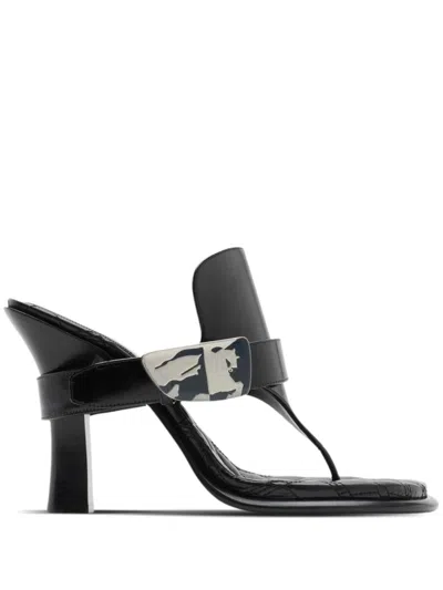 BURBERRY BURBERRY "BAY" 105MM SANDALS