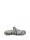 Burberry Checked-lining Stingray Rubber Clogs