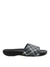 Burberry Patterned Strap Open Toe Rubber Sandals