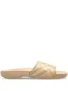 Burberry Waterproof Round Toe Slippers In White