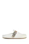 Burberry Man Beige Sandals & Slides In White