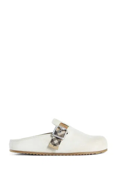 Burberry Sandals & Slides In White