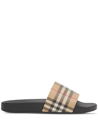Burberry Sandals In Neutral