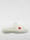 Burberry White Multicolour Rubber Stingray Slides In White