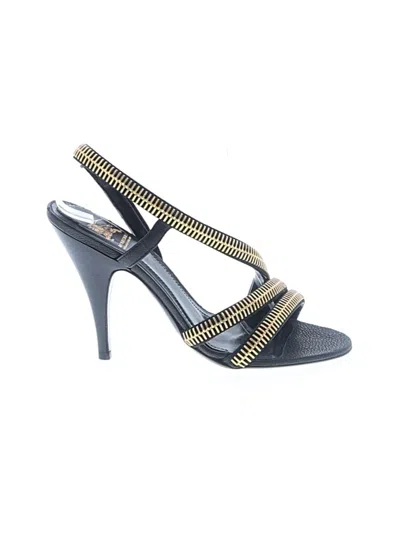 Pre-owned Burberry Sandals In Gold