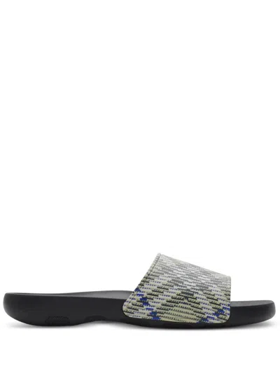 Burberry Sandals In Green