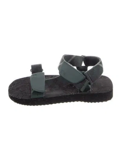 Pre-owned Burberry Sandals In Green