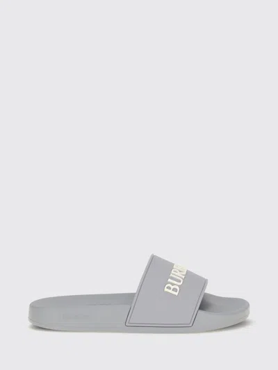 Burberry Sandals Men Color Grey In Gray