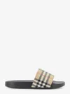 Burberry Sandals With Check Pattern In Multi