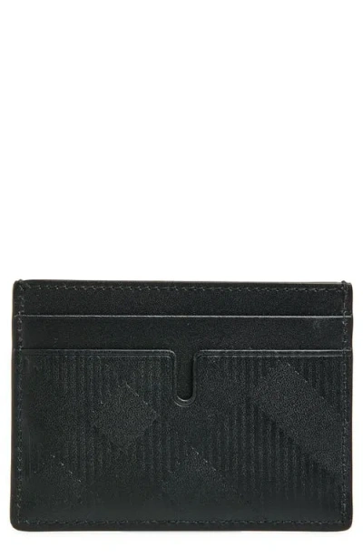 Burberry Sandon Card Holder In Black