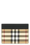 Burberry Sandon Cardholder Featuring Signature Pattern In Multi