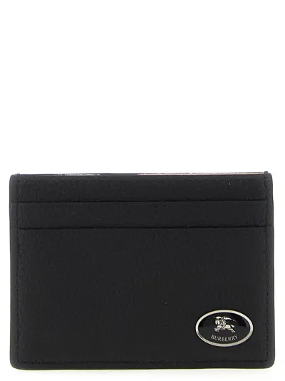 Burberry Sandon Cotswolds Card Holder In Black
