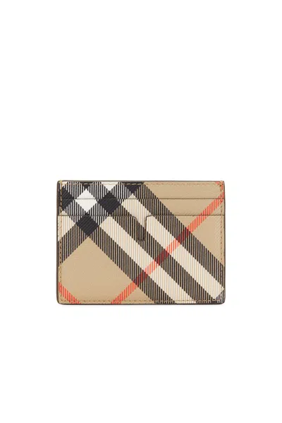 Burberry Sandon Essentials Cardholder In Multi