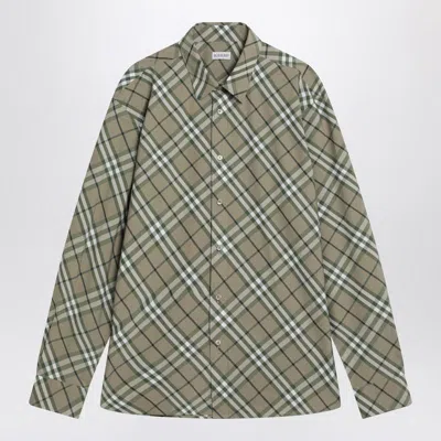 BURBERRY BURBERRY SAXON CHECK-PATTERNED SHIRT