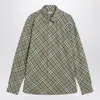 Burberry Embroidered Poplin Shirt With Button Cuffs