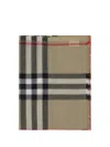 Burberry Mu 220x70 Gnt Chk Gauze Scarves In Archive Beige