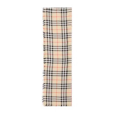 Burberry Scarf In Beige