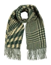 Burberry Scarf Dark Green Size - Cashmere, Wool In Green