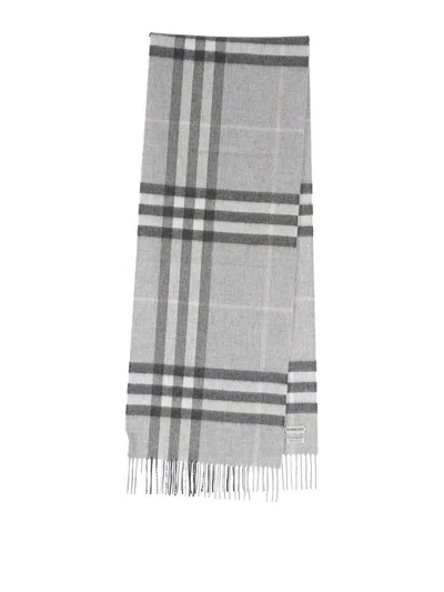 Burberry Scarf In Gray