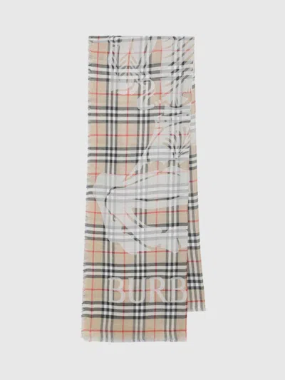 Burberry Scarf Men  In Brown