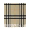 Burberry Wide Check Cashmere Scarf In Multicolor