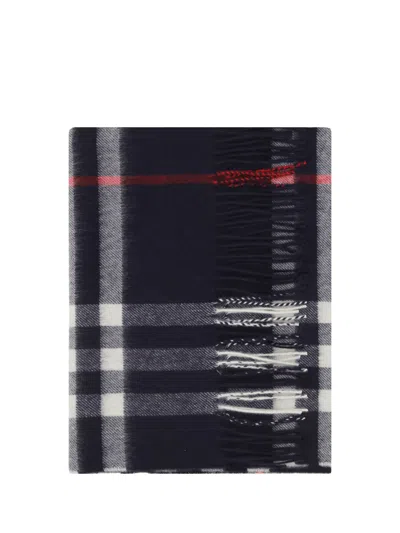 Burberry Scarf In Navy