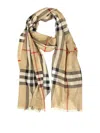 Burberry Scarf Scarves Foulard In Beige