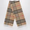 Burberry Cashmere Scarf With Check Motif Women
