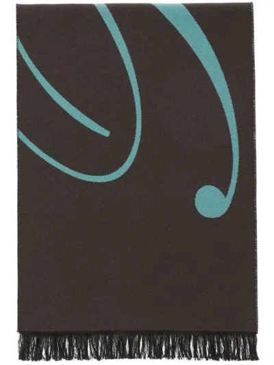 BURBERRY BURBERRY SCARF WITH LOGO