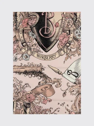 Burberry Scarf Woman In Pink