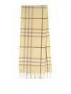 Burberry Scarf In Yellow
